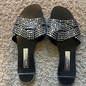 Zara sandals with heel